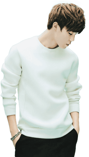 Casual Style Jimin PNG image with transparent background