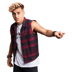 Casual Style Young Man Pointing PNG