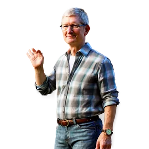 Casual Tim Cook Png Tne PNG Image