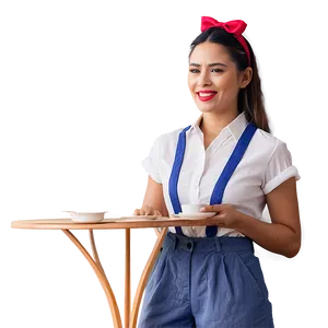 Casual Waitress Look Png Tfd PNG Image