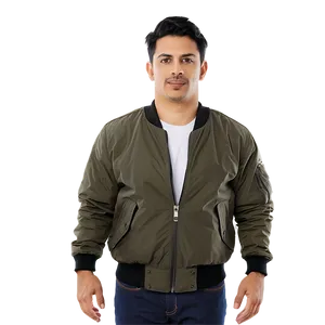 Casual Zip-up Bomber Png 06282024 PNG Image