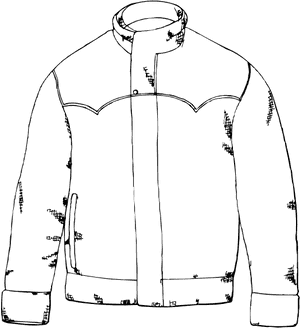 Coat Clipart Jaket - Jacket Clipart Black And White, HD Png Download PNG image with transparent background