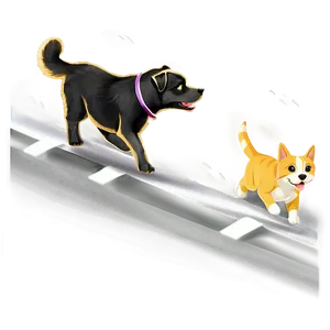 Cat Chasing Dog Png 31 PNG Image