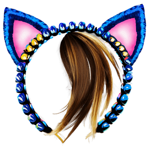 Cat Ears Hair Accessory PNG enm75 PNG