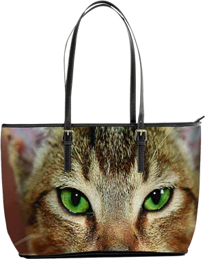 Cat Eye Tote Bag PNG Image