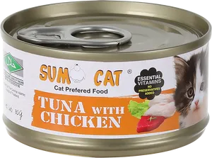 Cat Food Tuna Chicken Can PNG Image