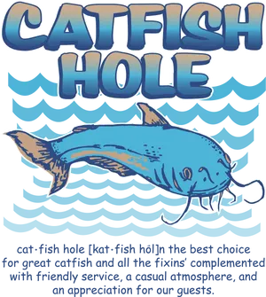 Catfish Hole Restaurant Logo PNG Image