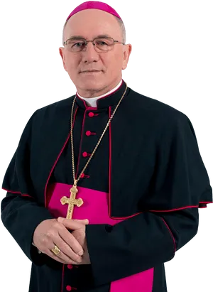 Catholic Bishop Portrait PNG Image