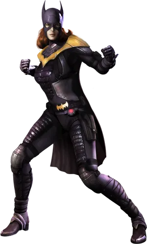 Catwoman Action Pose PNG Image