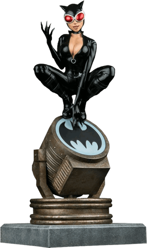 Catwoman Bat Signal Statue, HD Png Download PNG image with transparent background