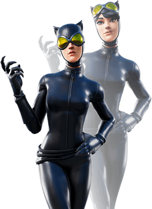 Catwoman Comic Book Outfit - Fortnite Catwoman Comic Book Outfit, HD Png Download PNG image with transparent background