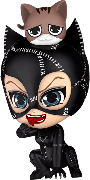 Catwoman Cosbaby Hot Toys Figure Collectible Set - Catwoman, HD Png Download PNG image with transparent background