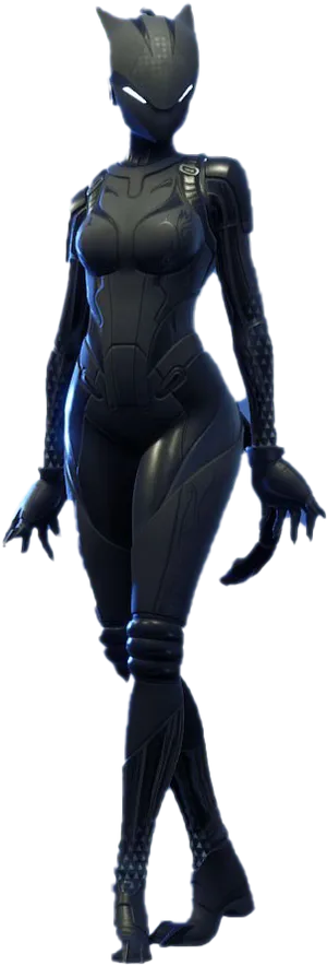 Catwoman Full Body Costume Render PNG Image