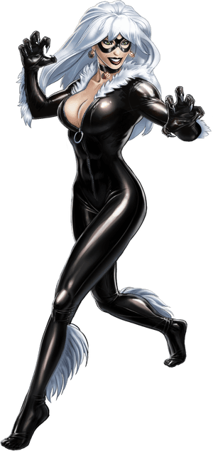 Catwoman Transparent Black Cat Marvel - Black Cat Marvel Alliance, HD Png Download PNG image with transparent background