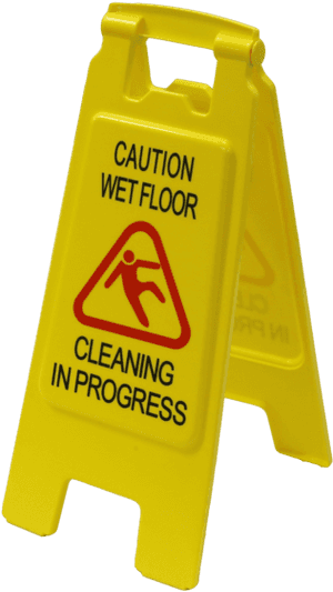 Floor Signs - Yellow - Wet Floor Sign, HD Png Download PNG with transparent background
