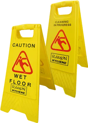 Caution Wet Floor Signs PNG Image