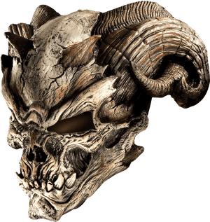 Cave Demon Skull Mask - Cave Demon Mask, HD Png Download PNG image with transparent background