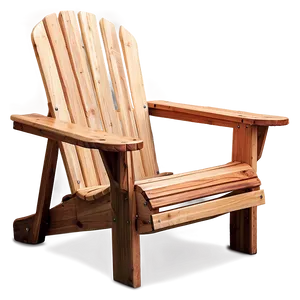 Cedar Adirondack Chair Png 06292024 PNG Image