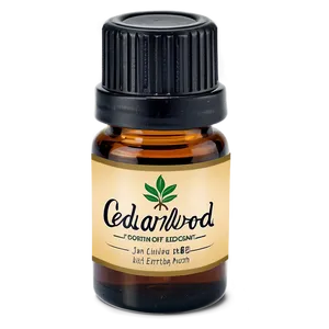 Cedarwood Essential Oil Png 06292024 PNG Image