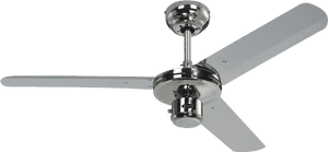 Chrome Ceiling Fan Transparent Image - Ceiling Fan Transparent Background, HD Png Download PNG image with transparent background