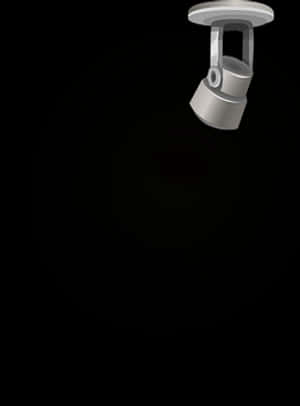 Ceiling Spotlight Illumination Dark Background PNG image with transparent background
