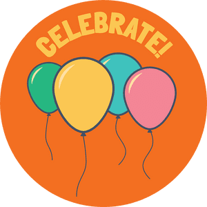 Celebrate - Celebration - Single Version PNG image with transparent background