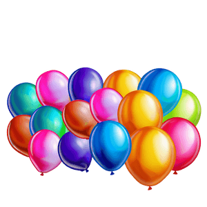 Celebration Balloons PNG 05212024 PNG image with transparent background
