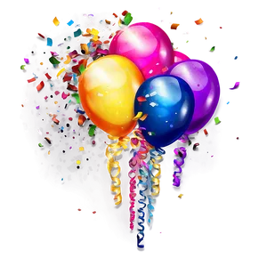 Celebration Confetti Colorful Png Ohj PNG Image