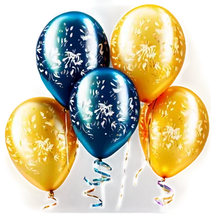 Celebration Gold Balloon Png 5 PNG Image