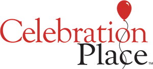 Celebration Place Logo With Balloon PNG Image