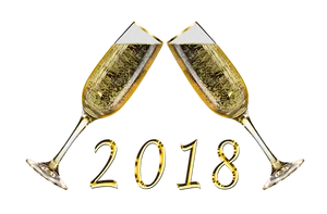 Celebratory Champagne Toasting2018 PNG Image