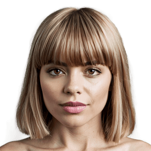 Celebrity Bangs Ideas PNG 05252024 PNG image with transparent background