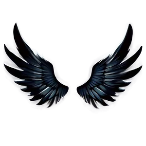 Celestial Black Wings Png 06232024 PNG Image