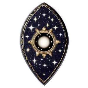 Celestial Themed Planchette Png 06282024 PNG Image