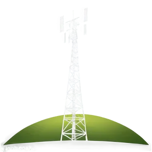 Cell Tower On Hill Png 06212024 PNG Image