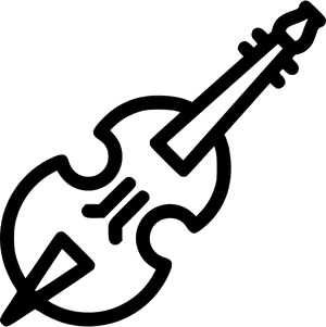 Cello - Violin Symbol Png, Transparent Png PNG