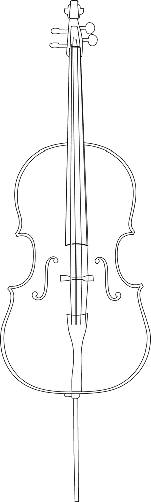 Cello 1 Clip Arts - Chello Vector Png, Transparent Png PNG