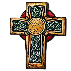 Celtic Cross In Sunrise Png Skd2 PNG Image