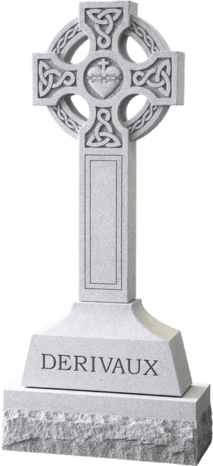 Cross Tombstone - Basic Celtic Crosses Headstone, HD Png Download PNG image with transparent background