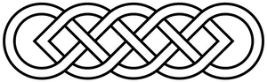 Celtic Knot Design Graphic PNG Image