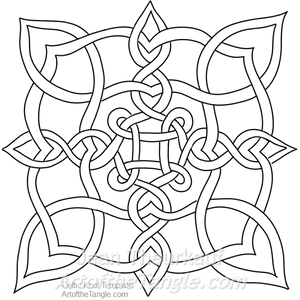 Celtic Knotwork Artby Jean Theurkauf PNG Image