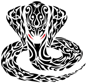Transparent Snake Tattoo Png - Tribal Snake Design, Png Download PNG with transparent background