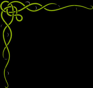 Celtic Knotwork Vines Graphic PNG