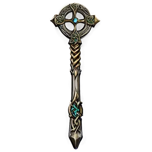 Celtic Scepter Png Dfl8 PNG Image