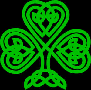 Celtic Shamrock Clip Art At Clker - Transparent Background Celtic Shamrock Png, Png Download PNG image with transparent background