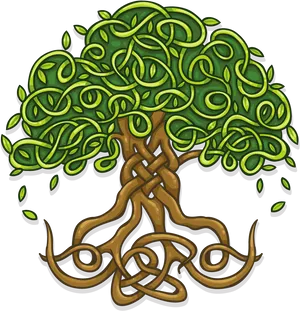 Celtic Treeof Life Artwork PNG Image