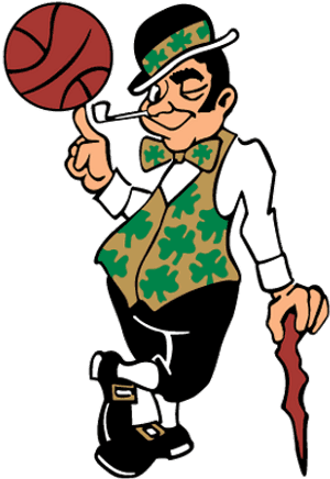 Lucky The Leprechaun Boston Logo, Boston Tattoo, Boston - Boston Celtics Logo Man PNG image with transparent background