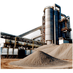 Cement Industry Factory PNG 06122024 PNG with transparent background