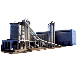 Cement Industry Factory Png Lrq PNG Image