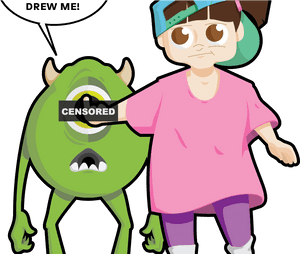 Bad Boo , Png Download - Cartoon, Transparent Png PNG image with transparent background